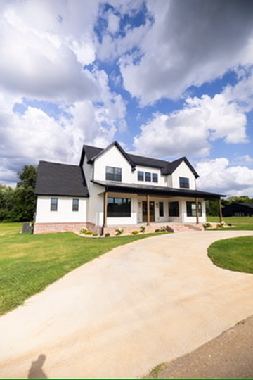 Finished farmhouse